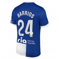 Atletico Madrid Pablo Barrios #24 Replica Away Shirt 2023-24 Short Sleeve